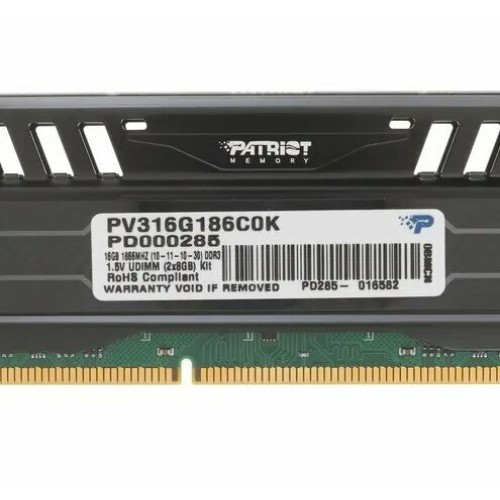 Модуль памяти Patriot DIMM DDR3 16Gb VIPER3 KIT (8GbX2) 1866MHz CL10 [PV316G186C0K] Black Mamba